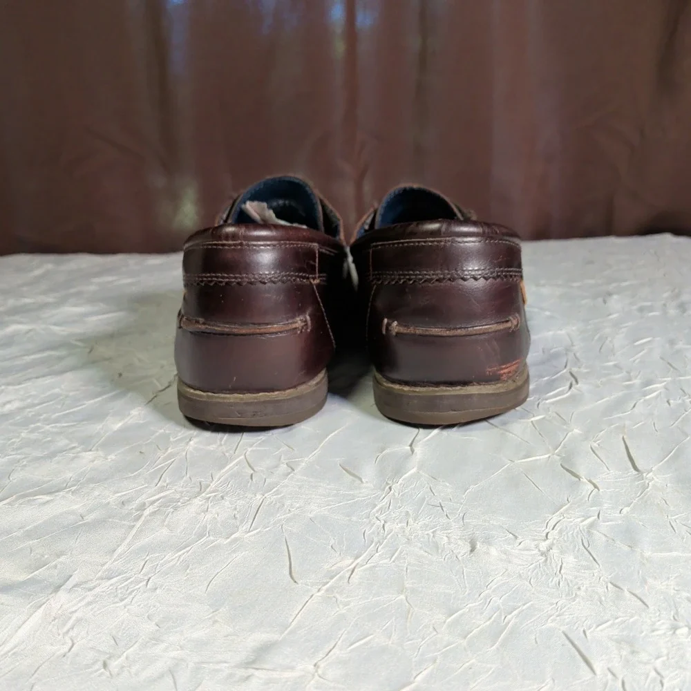 Timberland Classic Boat Shoes Mens Size 12 Brown Leather Deck Yacht Preppy 6267B